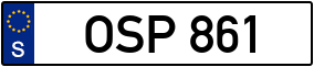 Truck License Plate